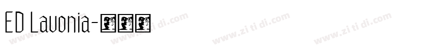 ED Lavonia字体转换